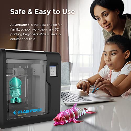 FLASHFORGE Adventurer 3: Enclosed 3D Printer with Filament Detection