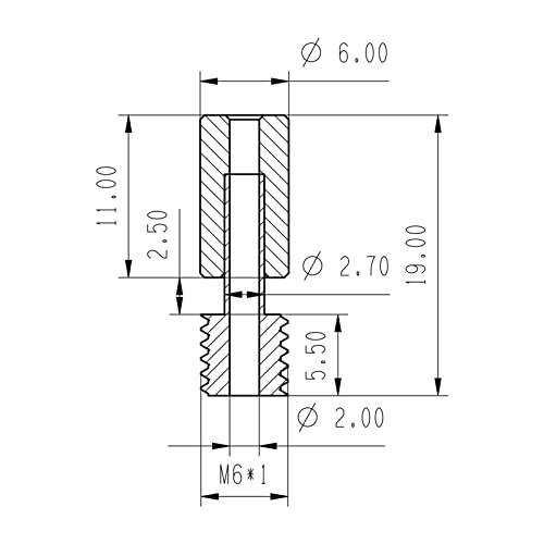 Titanium Heatbreak Tube for Creality 3D Printers