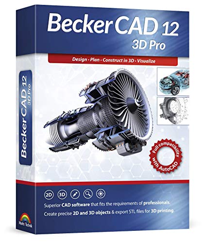 Becker CAD 12 3D PRO Software for Professionals