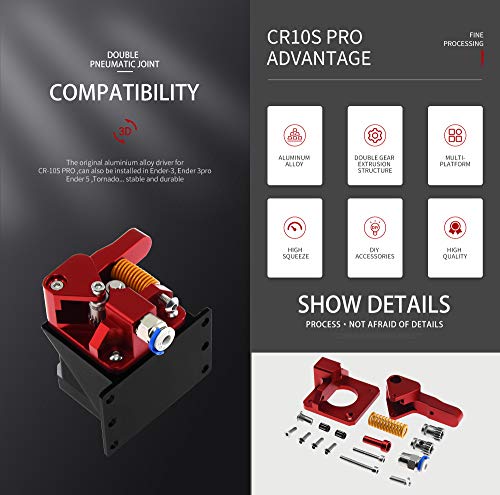 WINSINN Dual Gear Extruder for Ender 3 Series