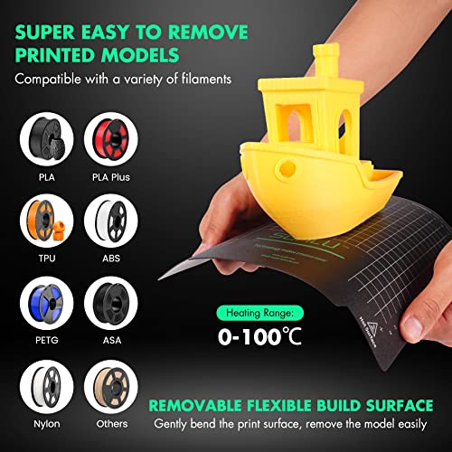 Flexible Magnetic Build Surface for 3D Printers