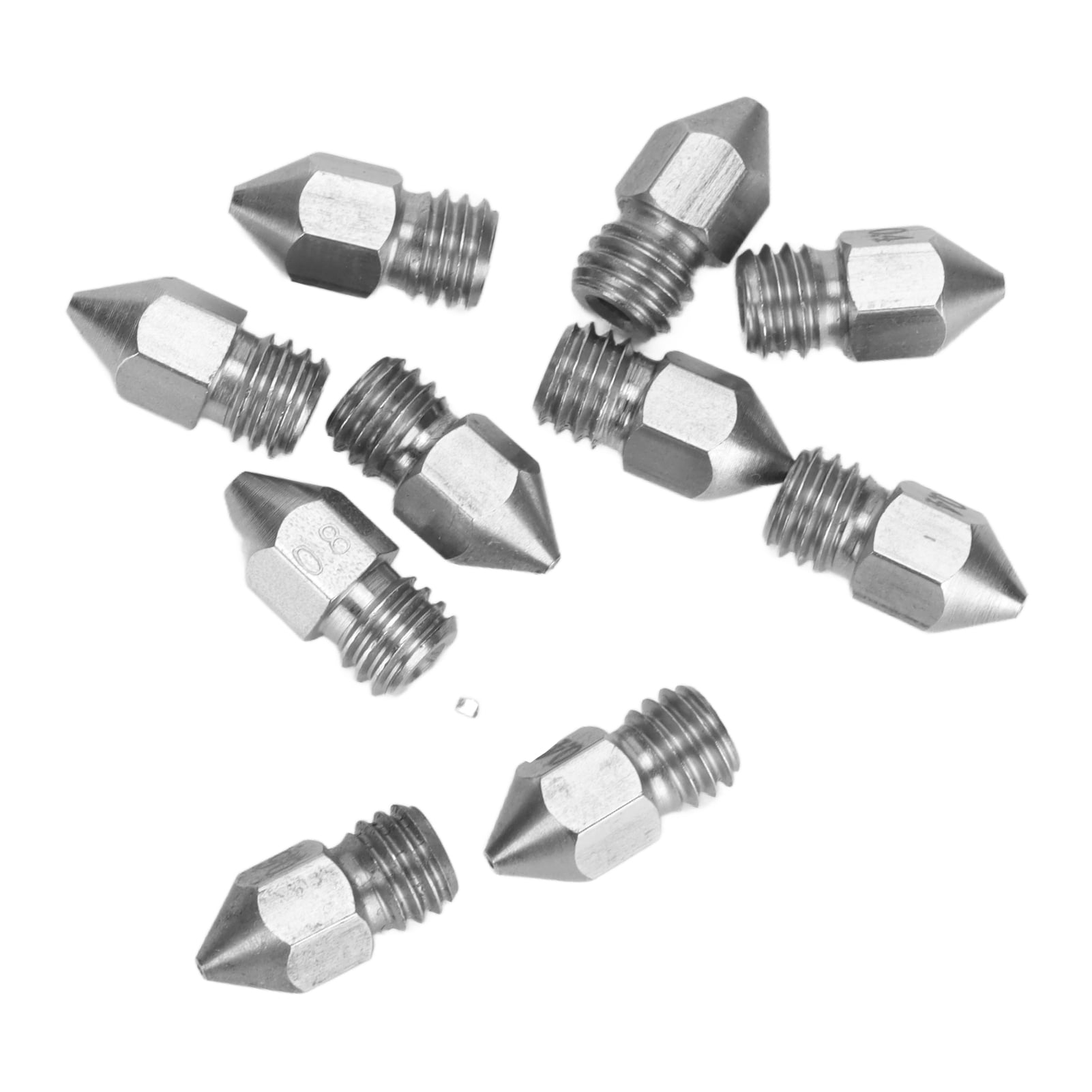 Stainless Steel 3D Printer Nozzles for PLA ABS