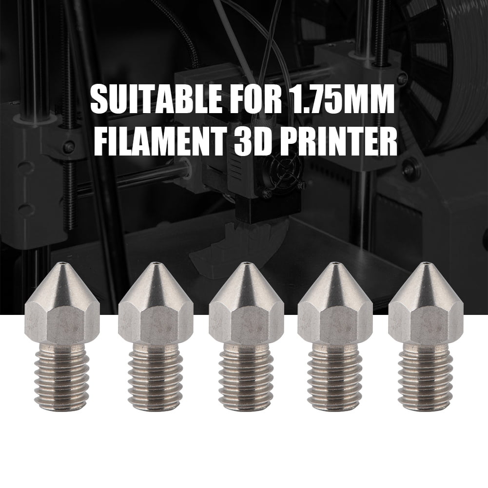 Extruder Nozzle, 3D Printer Nozzles, Carefully Crafted For 3D Printer 1.75mm Filament
