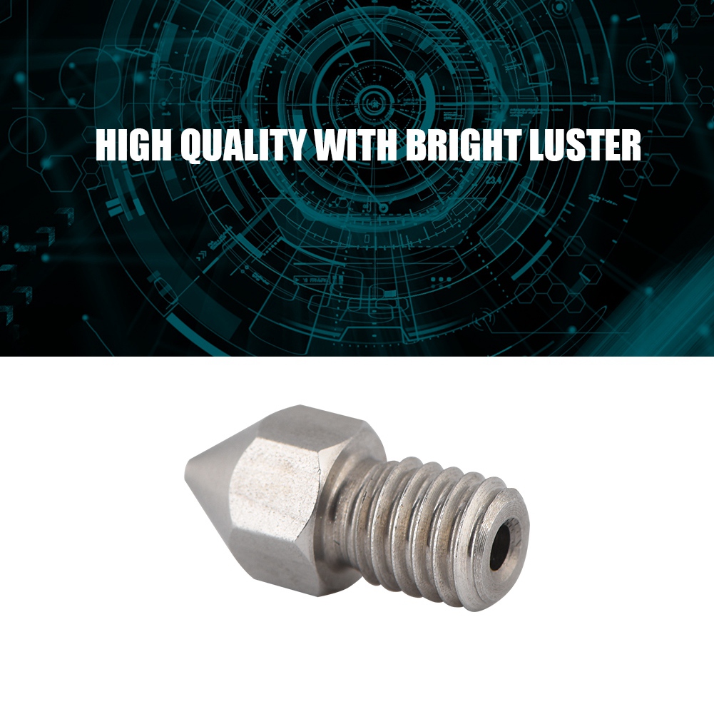 Extruder Nozzle, 3D Printer Nozzles, Carefully Crafted For 3D Printer 1.75mm Filament