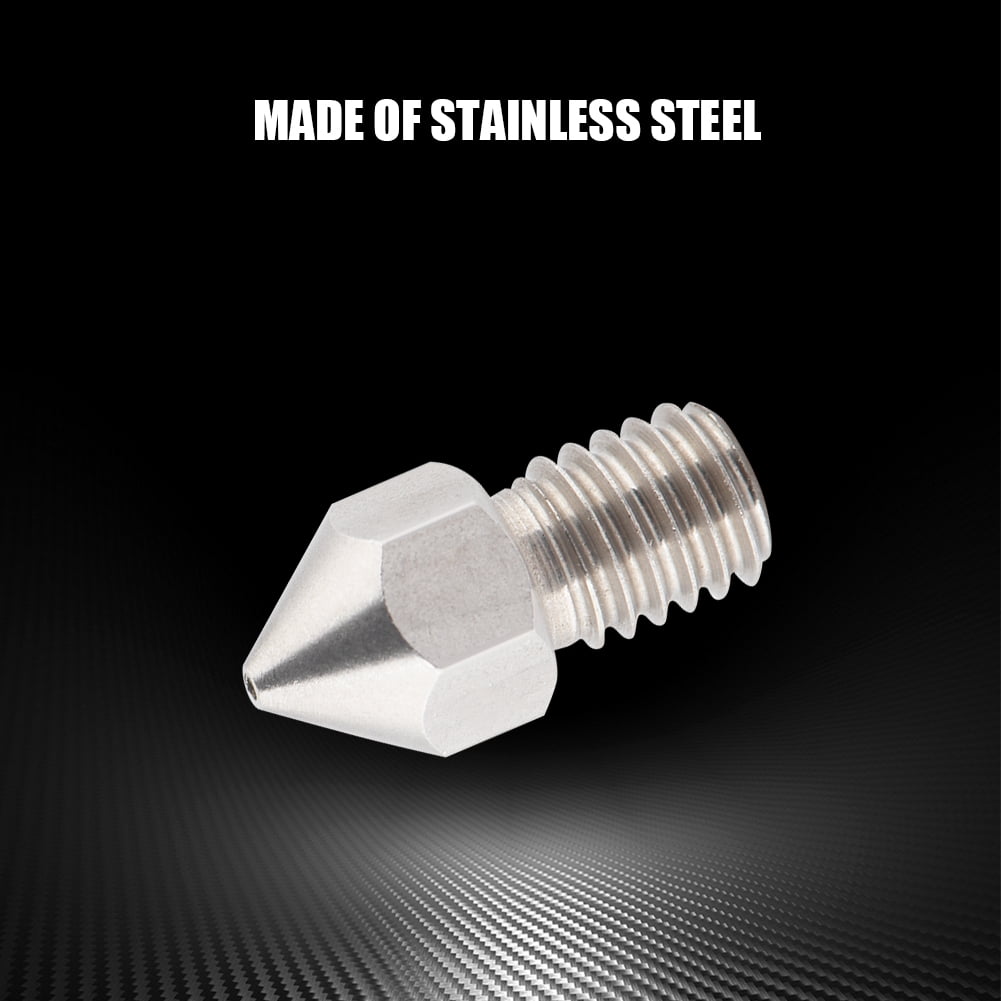 Extruder Nozzle, 3D Printer Nozzles, Carefully Crafted For 3D Printer 1.75mm Filament