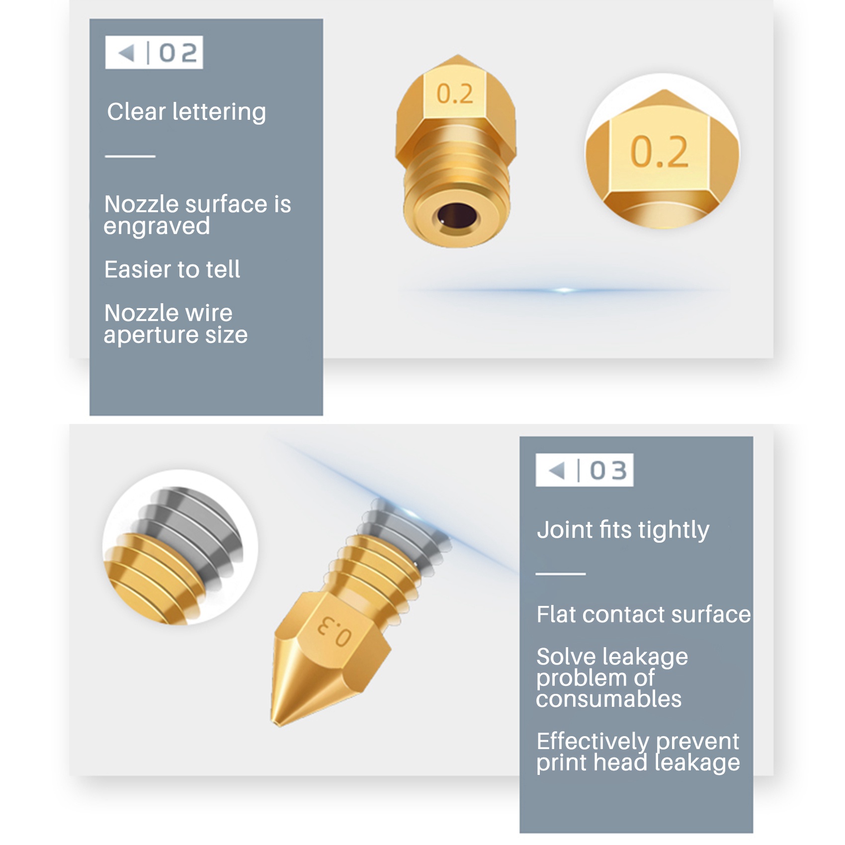 37-Piece Set of 3D Printer Nozzles