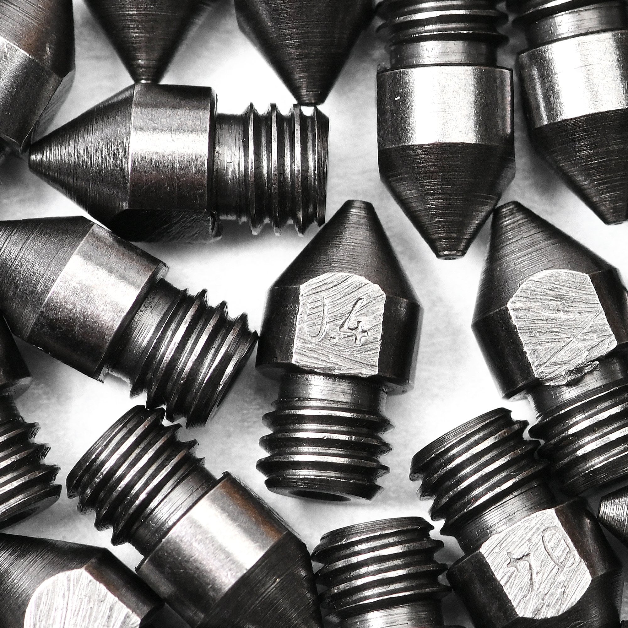 0.4mm Hardened Steel Printer Nozzles for Creality 3D
