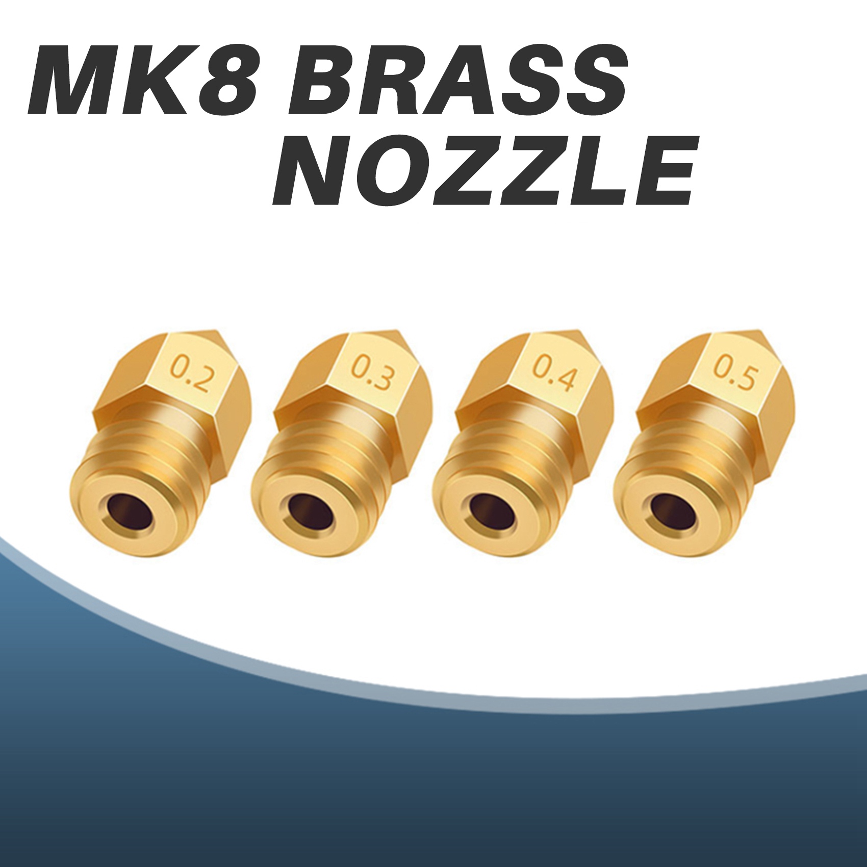 37-Piece Set of 3D Printer Nozzles