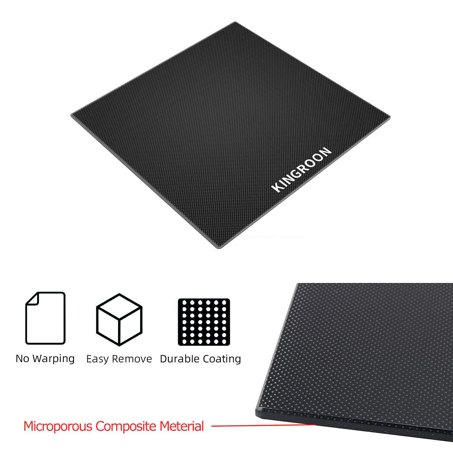 Ultrabase Heated Bed with Glass Plate
