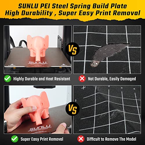 SUNLU PEI Magnetic Build Textured Bed for 3D Printers
