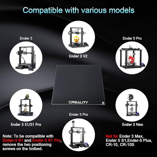 Upgraded Tempered Glass Build Plate for Creality Ender