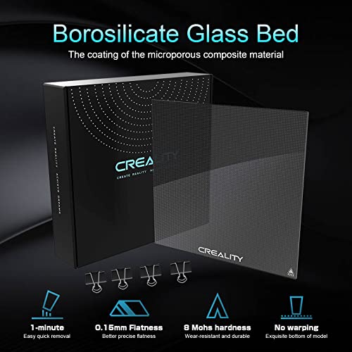 Upgraded Tempered Glass Build Plate for Creality Ender