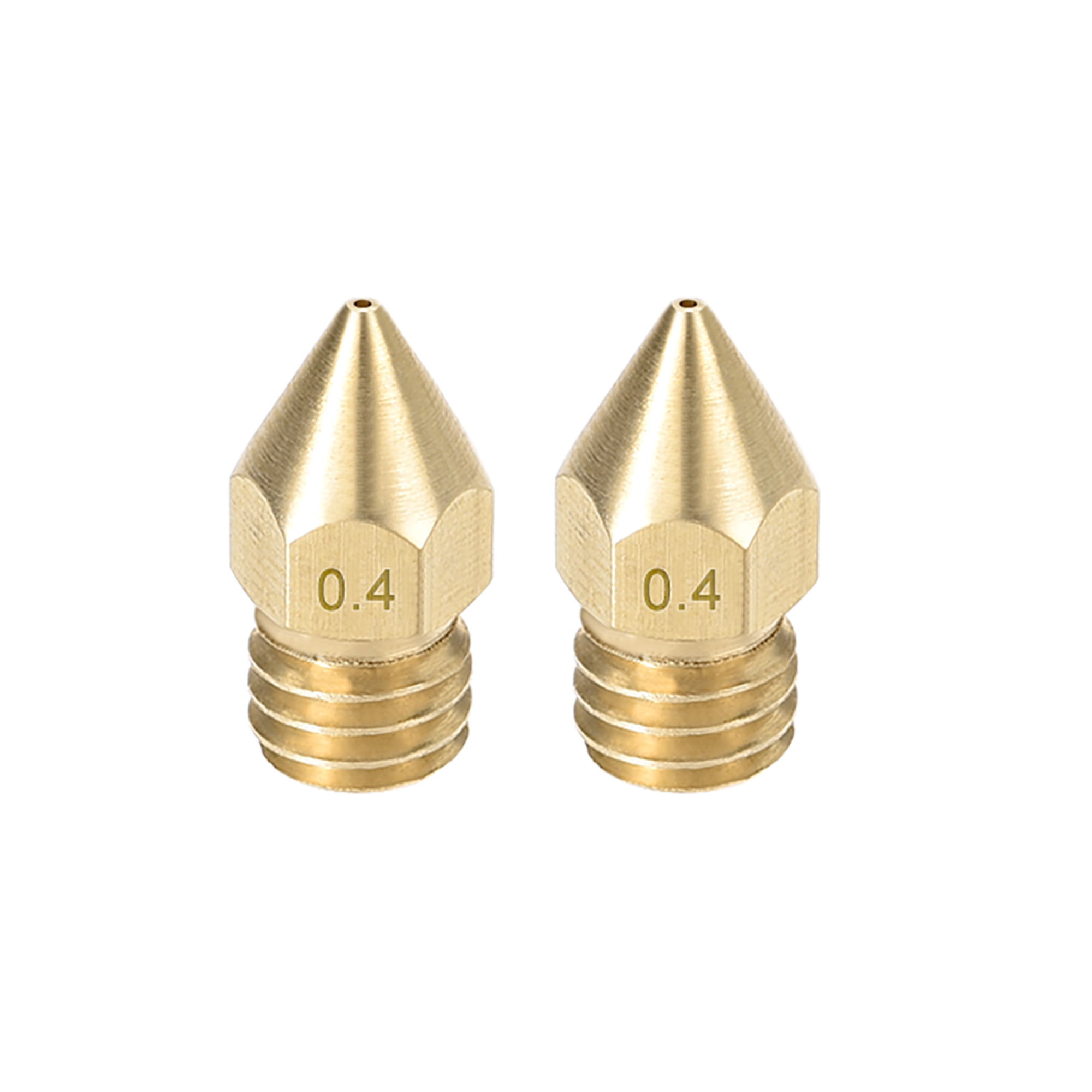 0.4mm Brass 3D Printer Nozzle for MK8 2PCS