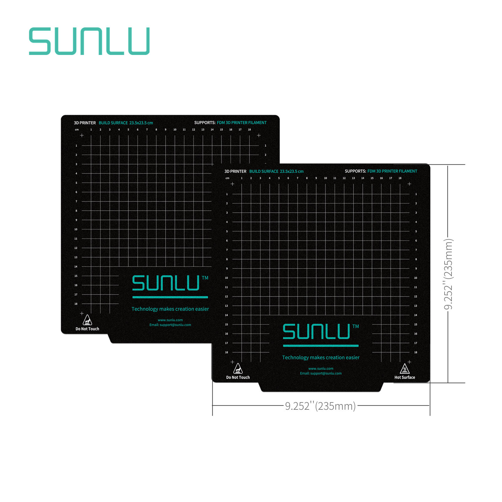Sunlu Magnetic Build Surface for 3D Printer