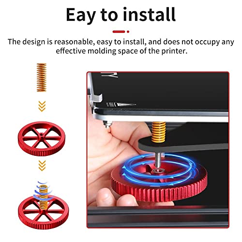 Creality 3D Printer Upgrade Kit with Leveling Nut and Springs