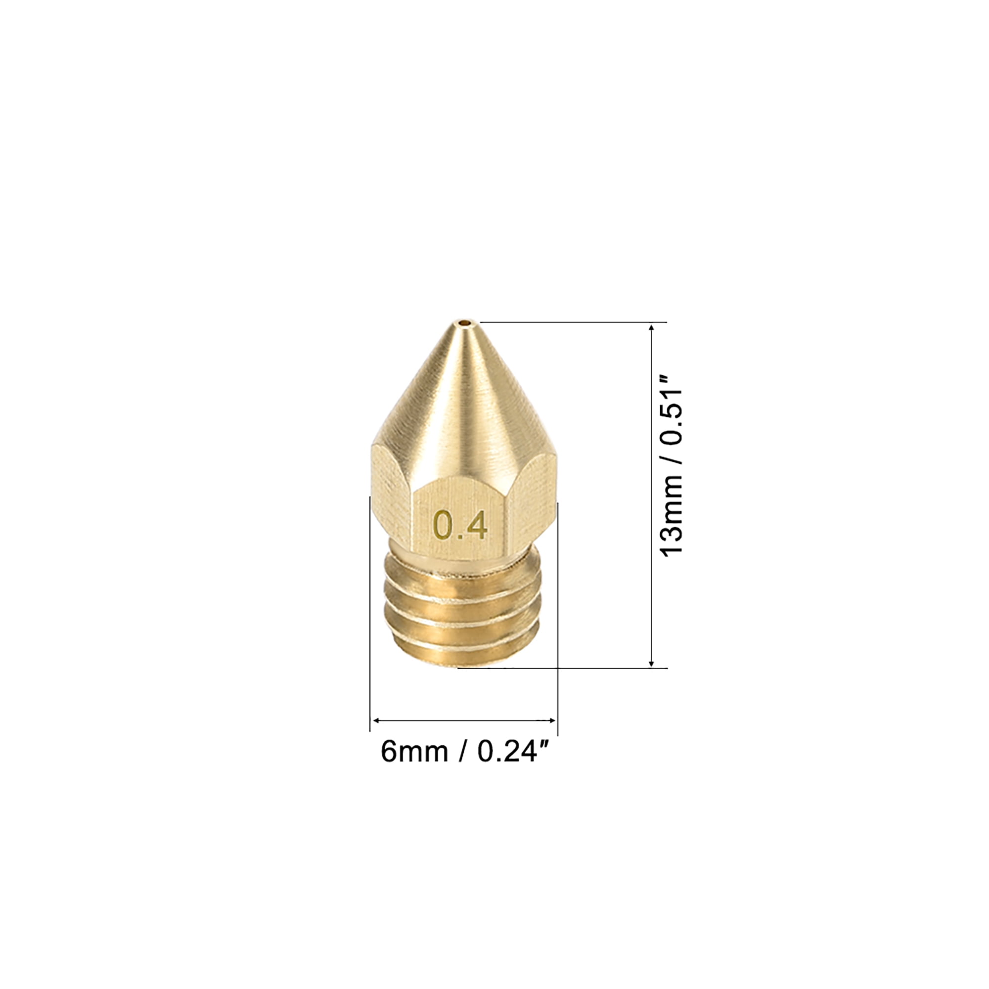 MK8 Brass Nozzle 10pcs for 3D Printer
