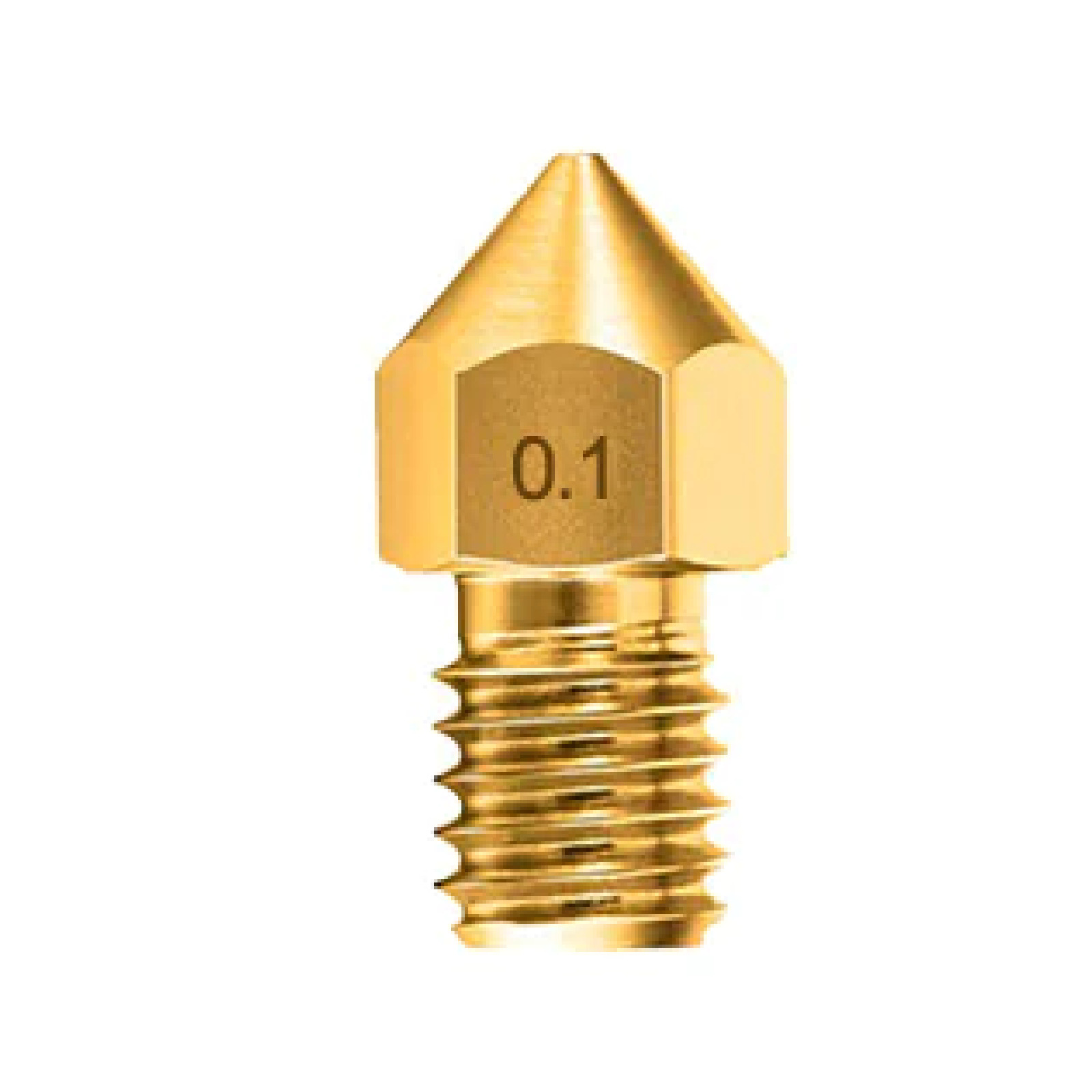 0.1-1.0mm 3D Printer Nozzle Brass Extruder MK8 M6 Multipack CR-10 Ender Anet A8