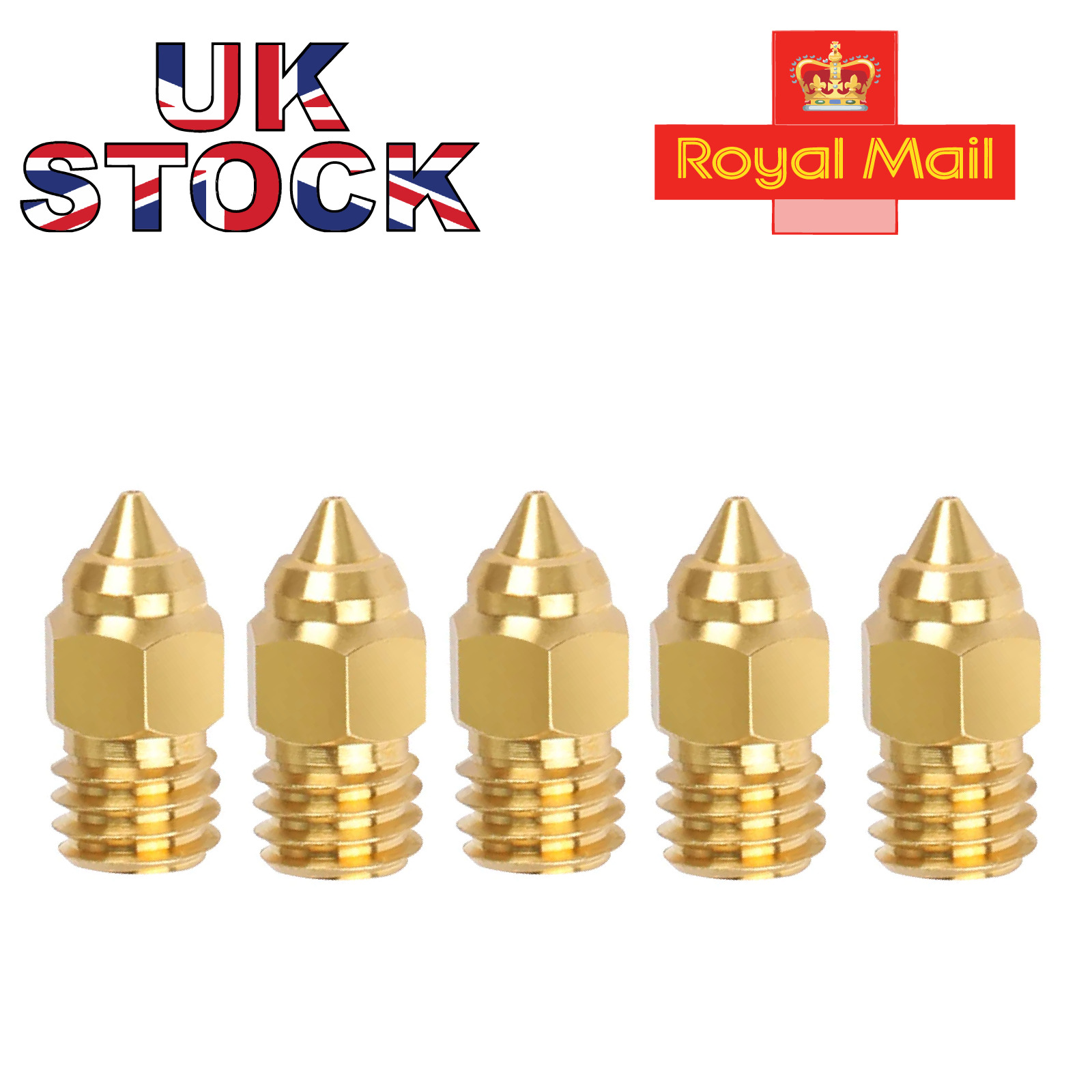 Creality MK8 Brass Nozzles X5 Pack for 3D Printer