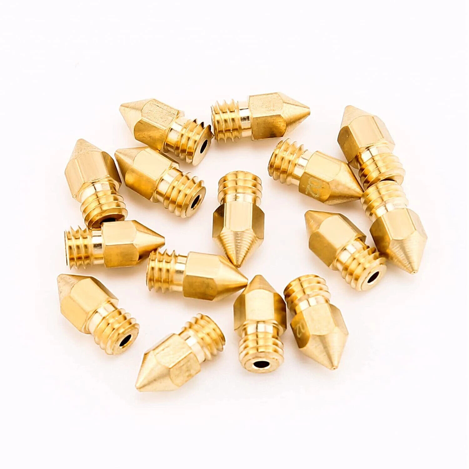 8pc 0.4mm Extruder Nozzle Creality Ender 3 Pro / V2 / CR10s / SE-6 3D Printer