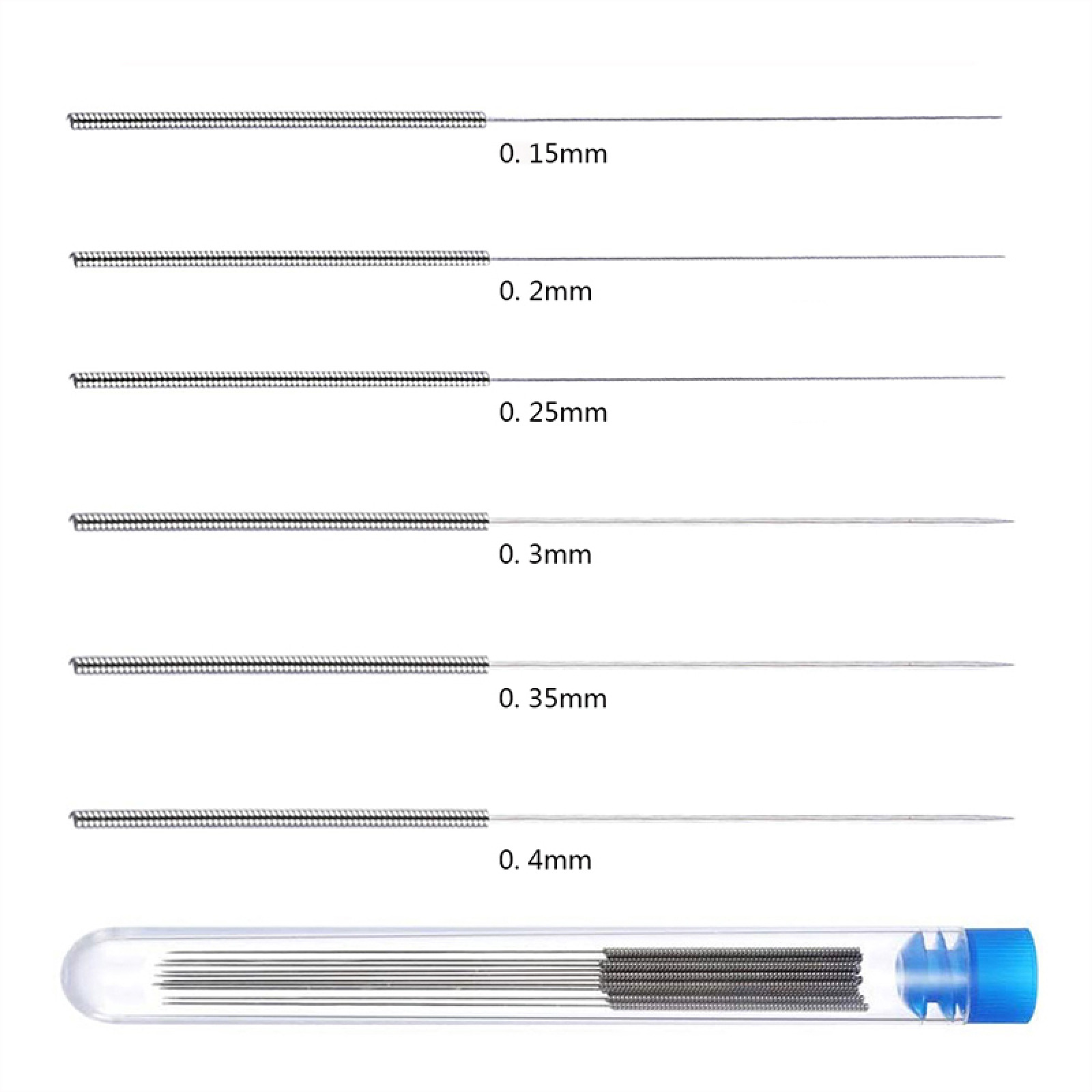 5pcs/Set 3D Printer Nozzle Cleaning Tool Kit 3D Nozzle Cleaners all sizes 