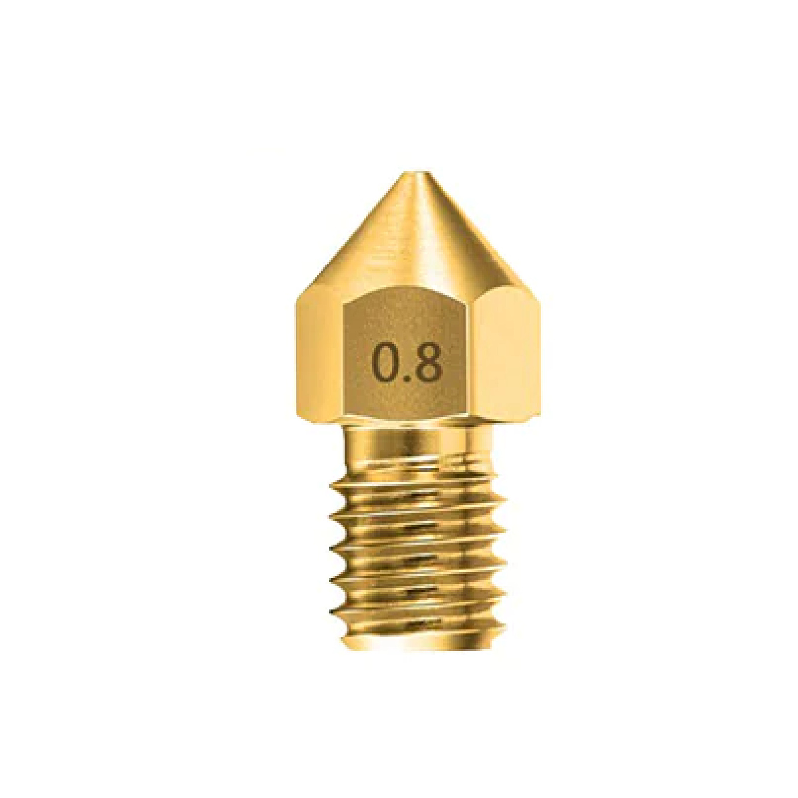 0.1-1.0mm 3D Printer Nozzle Brass Extruder MK8 M6 Multipack CR-10 Ender Anet A8