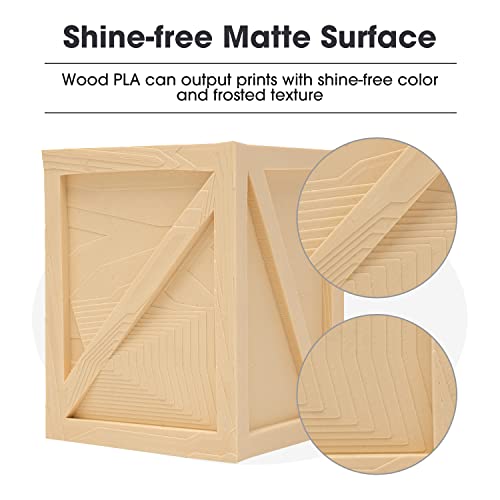 Wood Color PLA Filament for 3D Printing