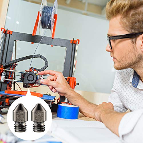 Wear-Resistant 3D Printer Nozzles - Pack of 5
