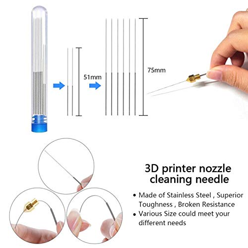 20-Piece MK8 Nozzle Kit for 3D Printers