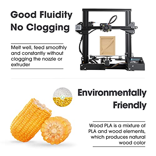 Wood Color PLA Filament for 3D Printing
