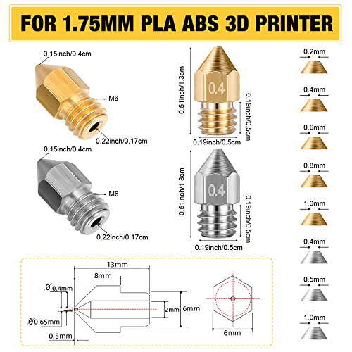 3D Printer Nozzle Cleaning Kit (37 Pieces)