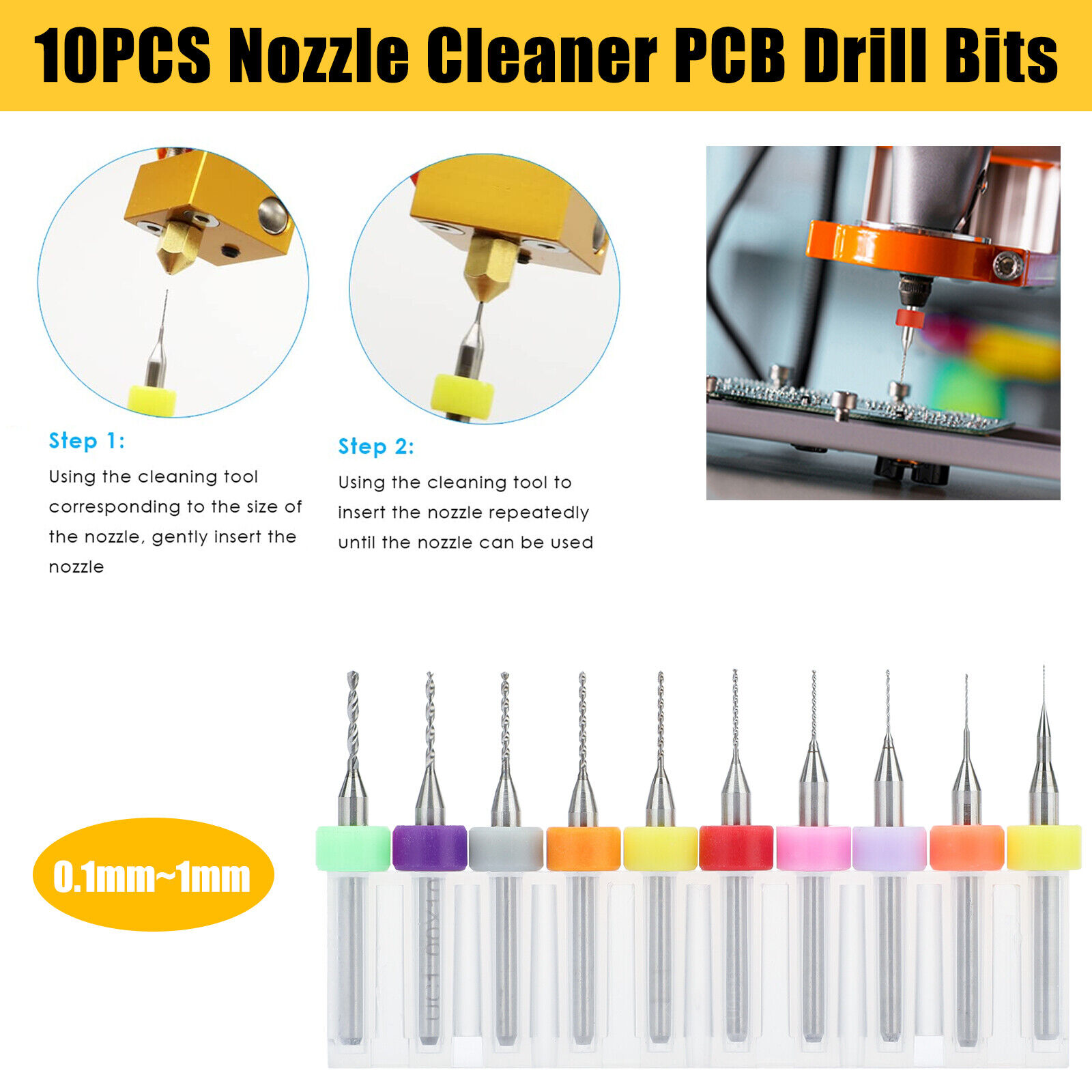 CR-10/Ender 3 Pro Nozzle Cleaning Kit