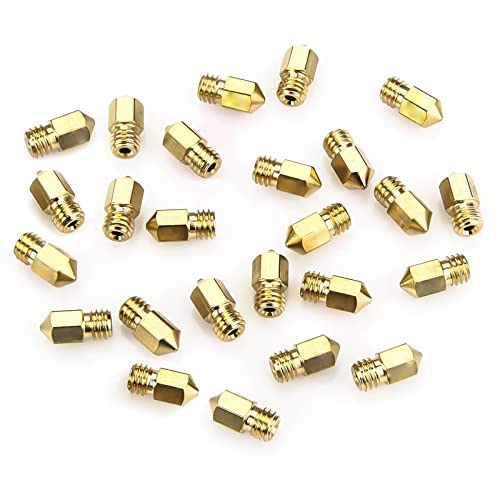 25-Pack Brass Nozzles with Storage Box