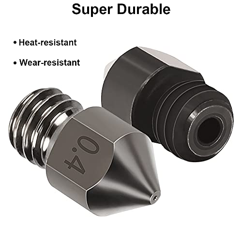 8pc Hardened Steel 3D Printer Nozzles & Cleaning Needles