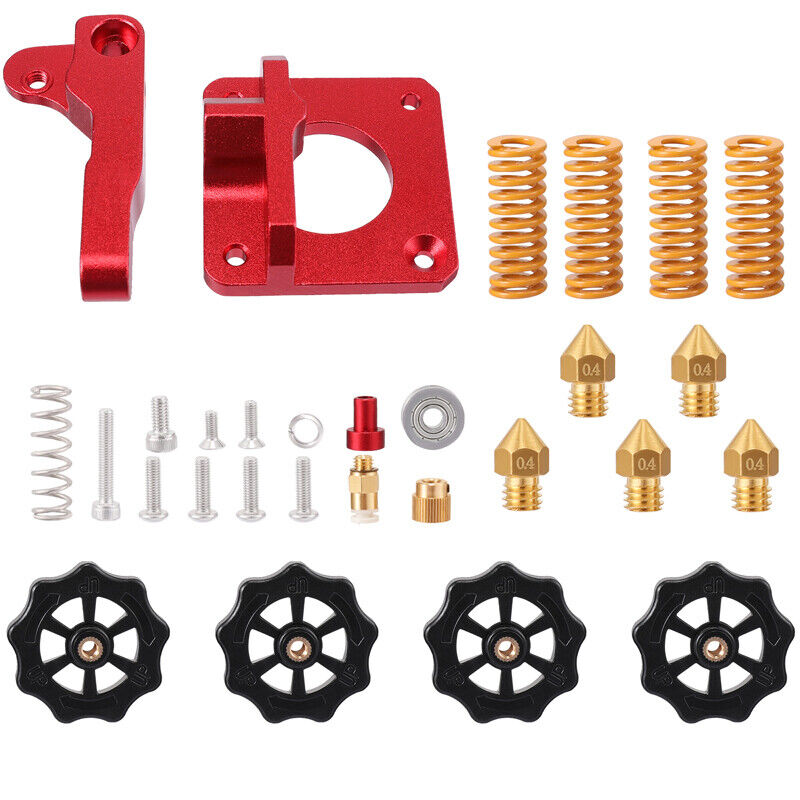 Upgrade MK8 3D Printer Extruder Springs Nozzles Kit For Creality Ender 3/3 Pro/5