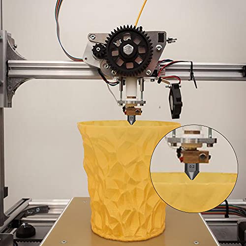 8pc Hardened Steel 3D Printer Nozzles & Cleaning Needles