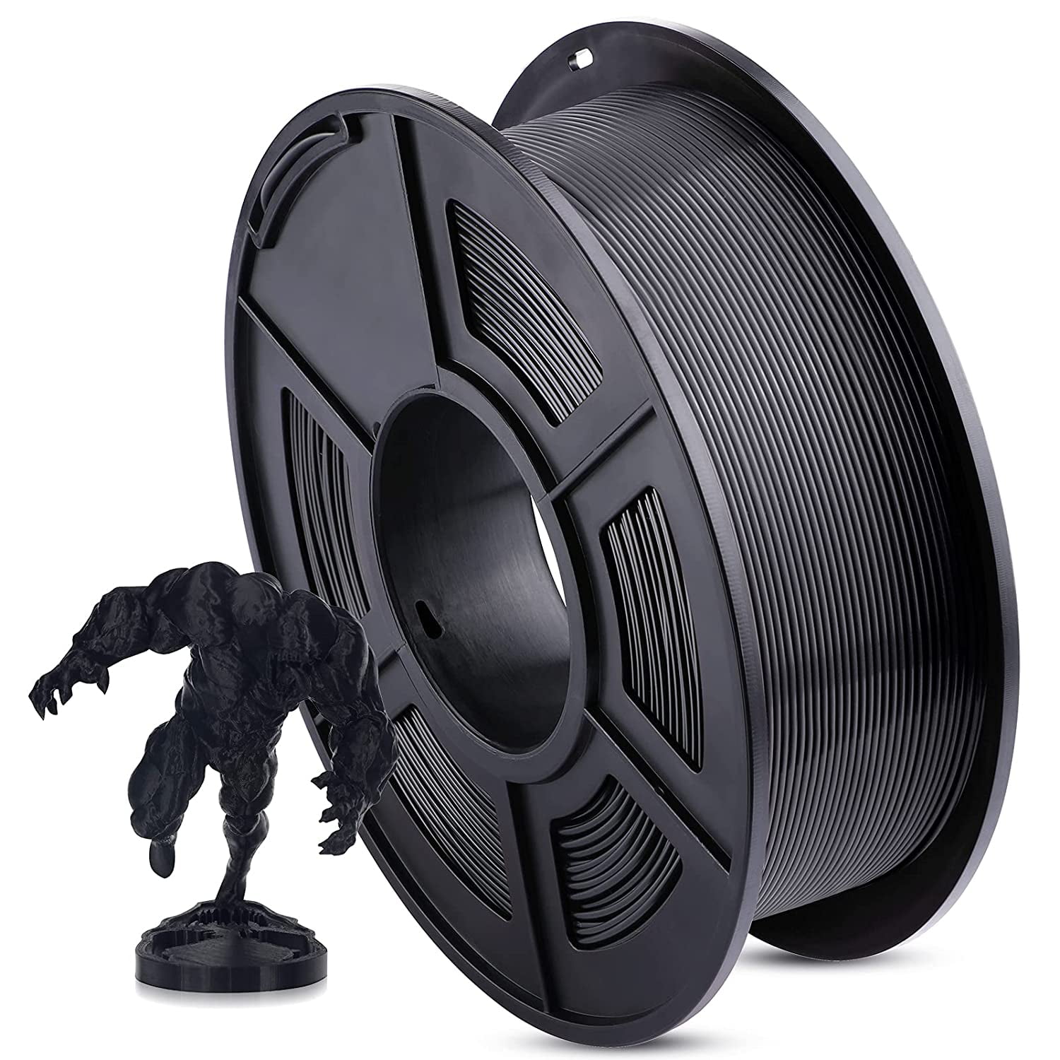 Anycubic Black 3D Printing PLA Filament, 1KG Spool