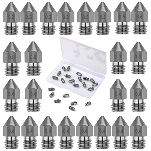 Stainless Steel 3D Printer Nozzle Set