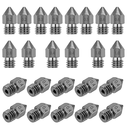 Stainless Steel 3D Printer Nozzle Set