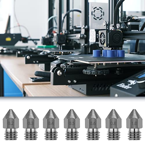 Stainless Steel 3D Printer Nozzle Set