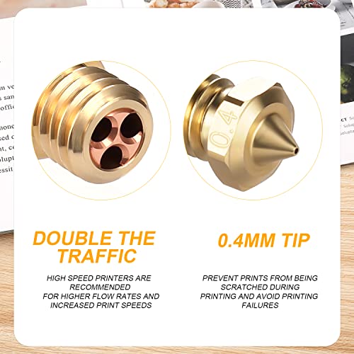 E3D Nozzles for 1.75mm Filament - 5 Pack