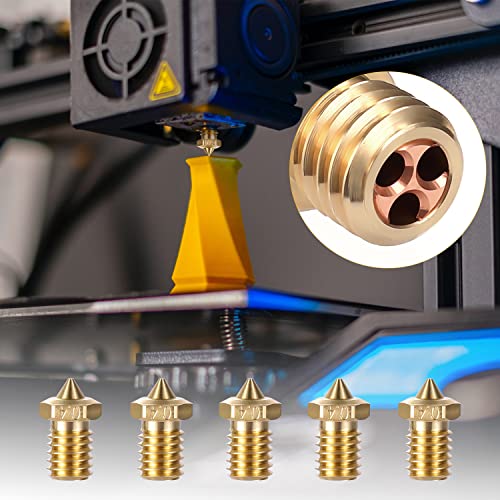 E3D Nozzles for 1.75mm Filament - 5 Pack