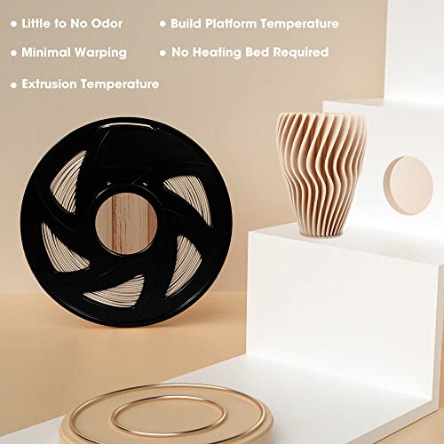 1kg Wood PETG 3D Printer Filament