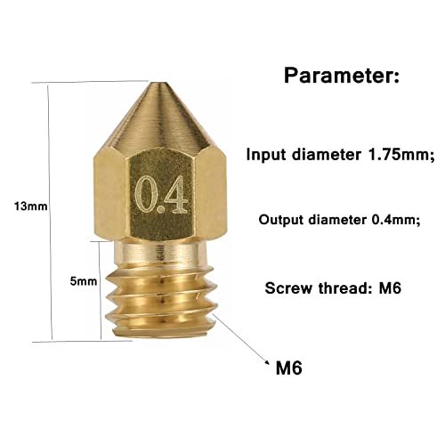 25 Brass+Stainless Steel Nozzles for 3D Printers