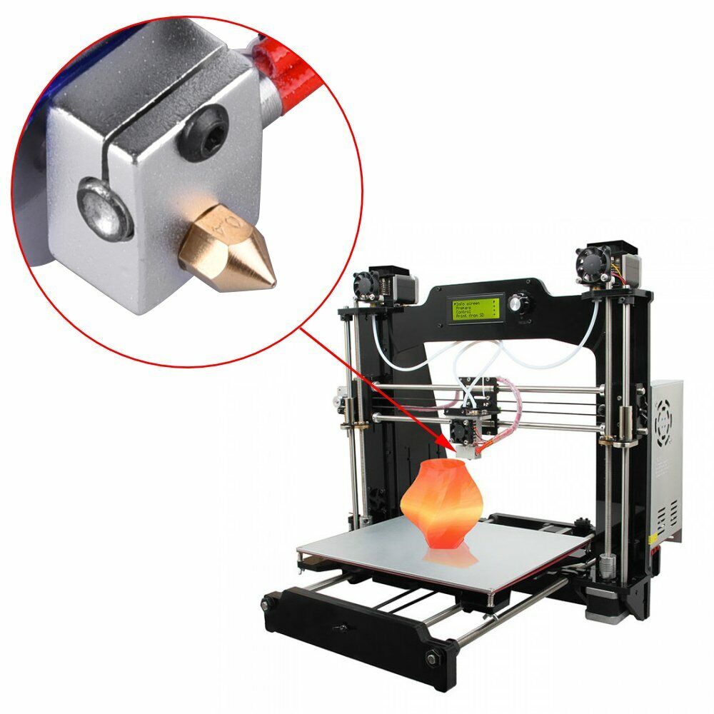 20 Brass MK8 Nozzles for CR-10 & Ender 3