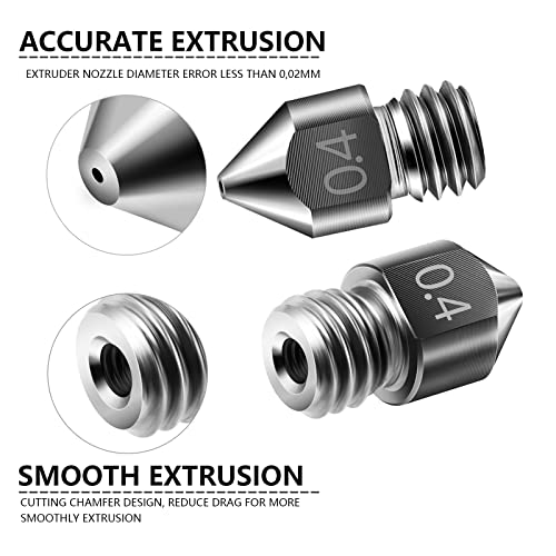 Creality 3D Upgraded Hardened Steel Nozzle Pack