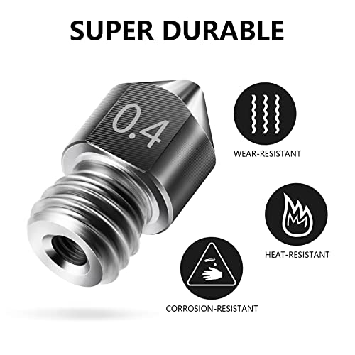 Creality 3D Upgraded Hardened Steel Nozzle Pack