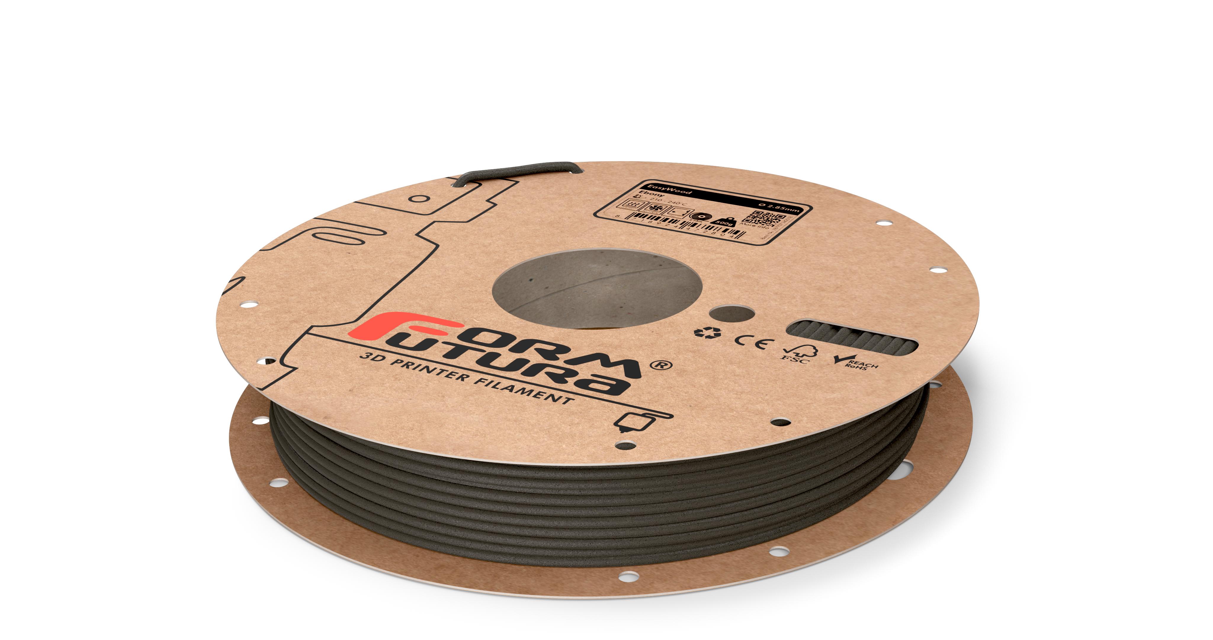 Ebony EasyWood 500g 3D Filament - 2.85mm