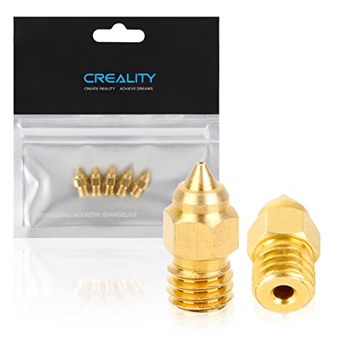 Creality Brass Nozzles MK8 0.4mm 5pcs - Ender 3 S1 Pro