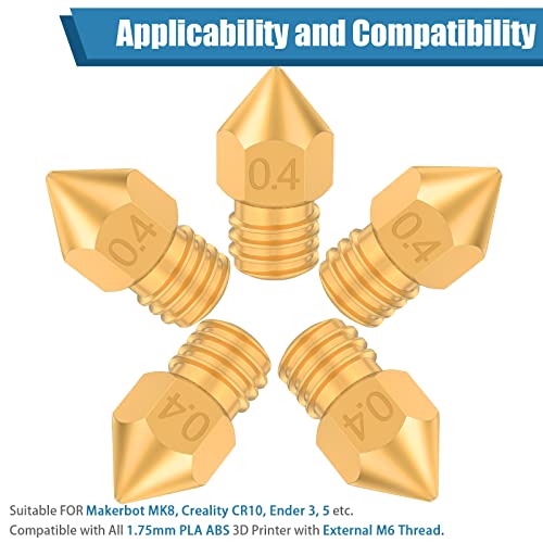 Premium 25-piece MK8 3D Printer Nozzle Set