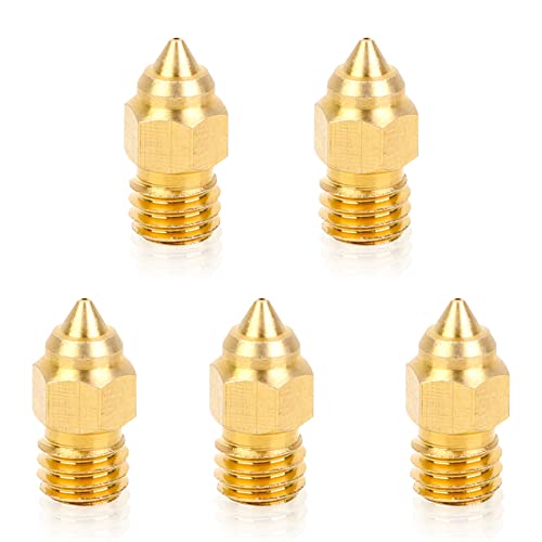 Creality Brass Nozzles MK8 0.4mm 5pcs - Ender 3 S1 Pro